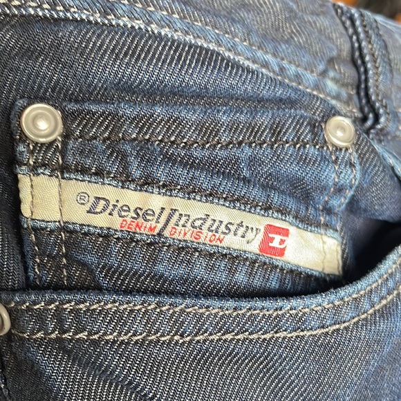 Diesel Zathan Bootcut Dark Blue Jeans - Picture 5 of 7